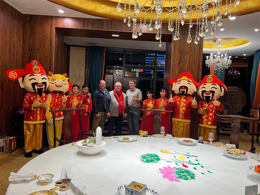 新年的第一批美国老客户来访(图4)